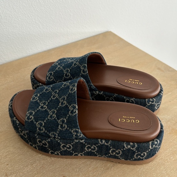 Gucci Angelina Platform Sandals - Picture 2 of 11